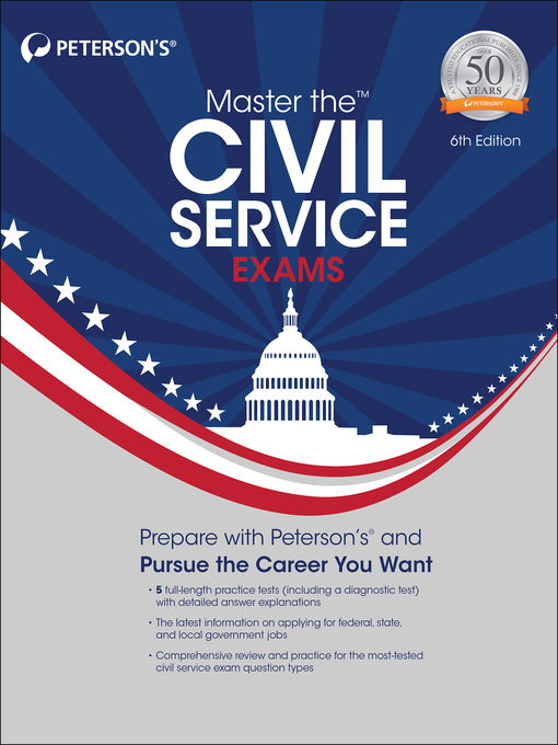 Title details for Master the Civil Service Exams by Peterson's - Available